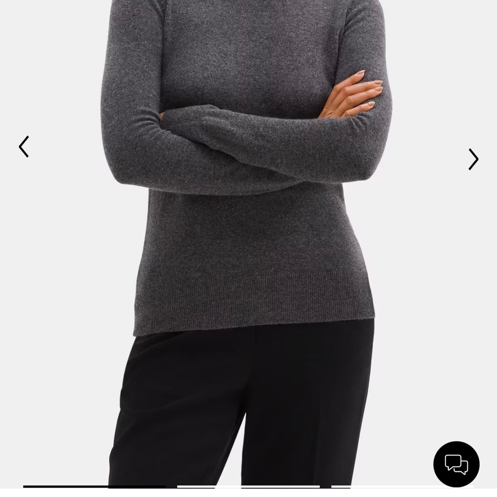 Theory Grey Cashmere Sweater